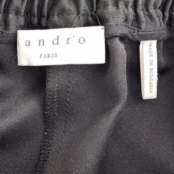 Sandro Paris Patricia Stripe Track Pull on Pants Women's Size 42 (Size 10 US) - Picture 6 of 10